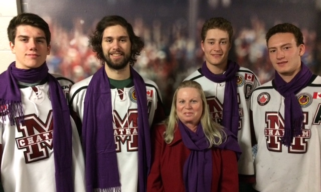 Maroons To Host Domestic Violence Awareness Night - Chatham-Kent Sports Network