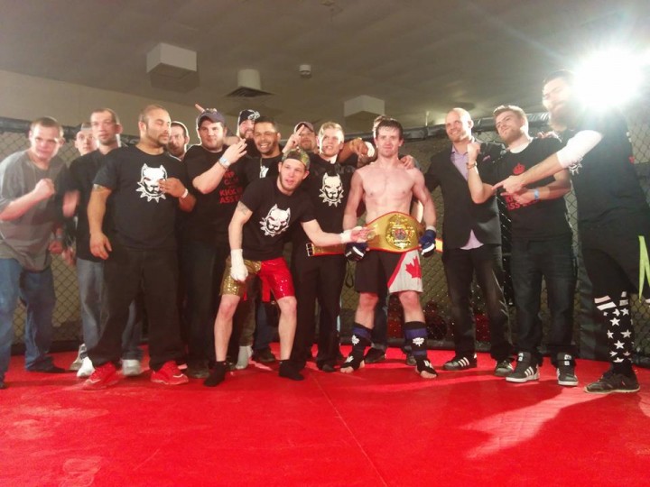 Chatham's Steve Eldridge was crowned 155-pound champion at Maple City Cage Fighting's Amateur Fight Night 2