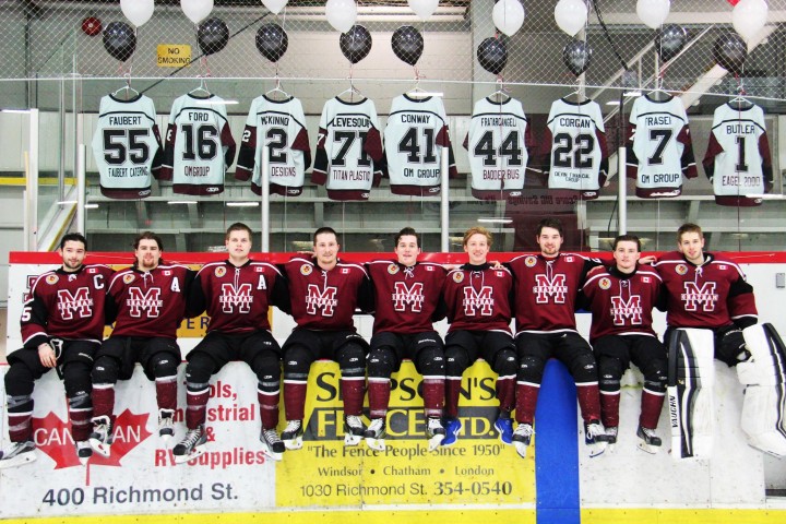 The Chatham Maroons graduating players are ready to lock in for a long playoff drive. | Photo courtesy of Helen Heath and the Chatham Maroons
