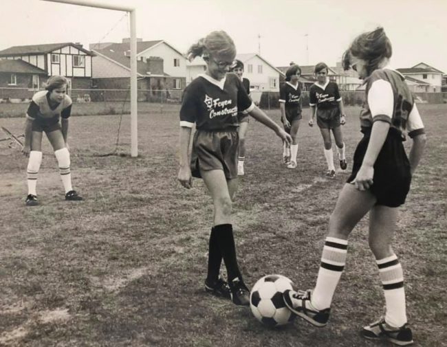 Chatham girls soccer in 1980